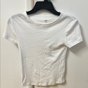 SO Classic White Short Sleeve Tee